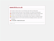 Tablet Screenshot of kiria.co.uk